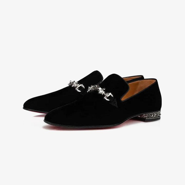 Spiked Heel Loafers a€?Chic Dance & Party Shoes - ARNO CONTI