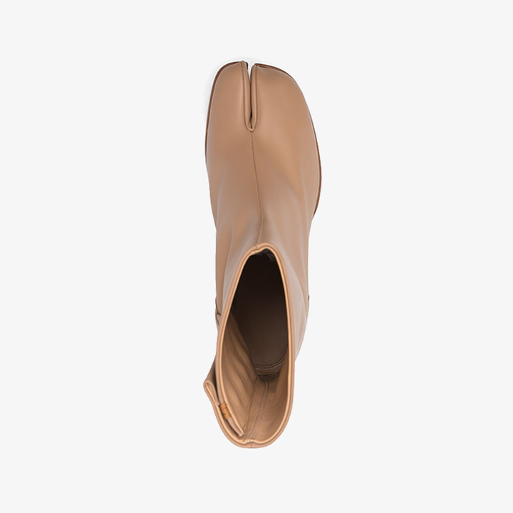 Khaki Split-Toe Ankle Boots - Arno Conti Shoe