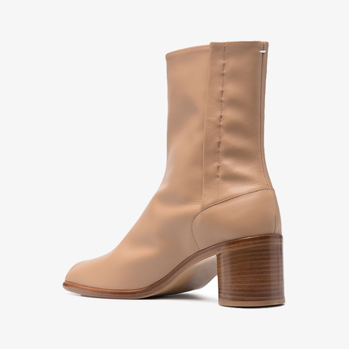 Khaki Split-Toe Ankle Boots - Arno Conti Shoe
