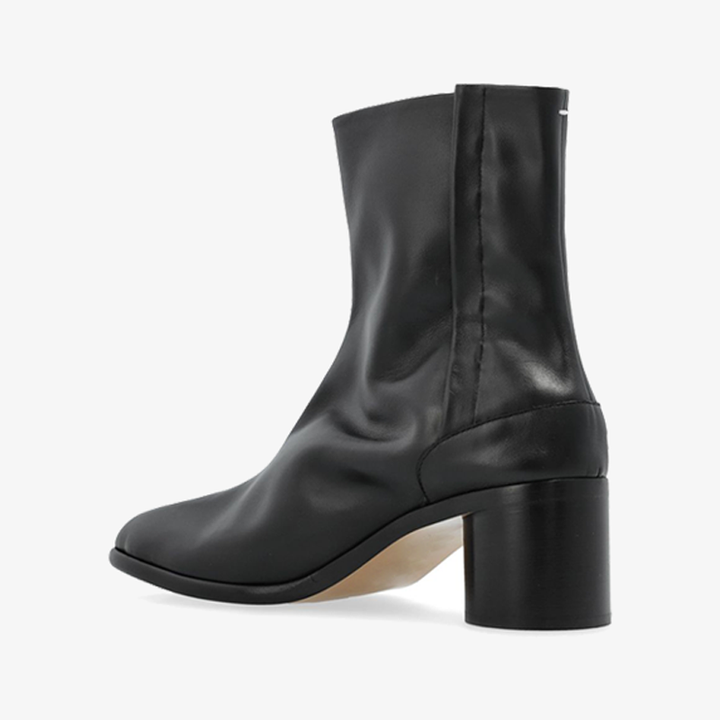 Calf Leather Split-Toe Ankle Boots - Arno Conti Shoe