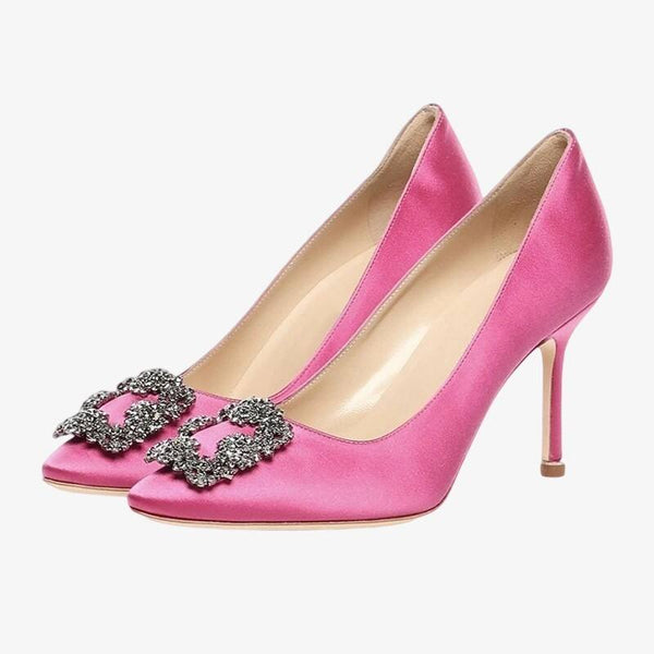 Blush Pointed Toe Stiletto Pumps