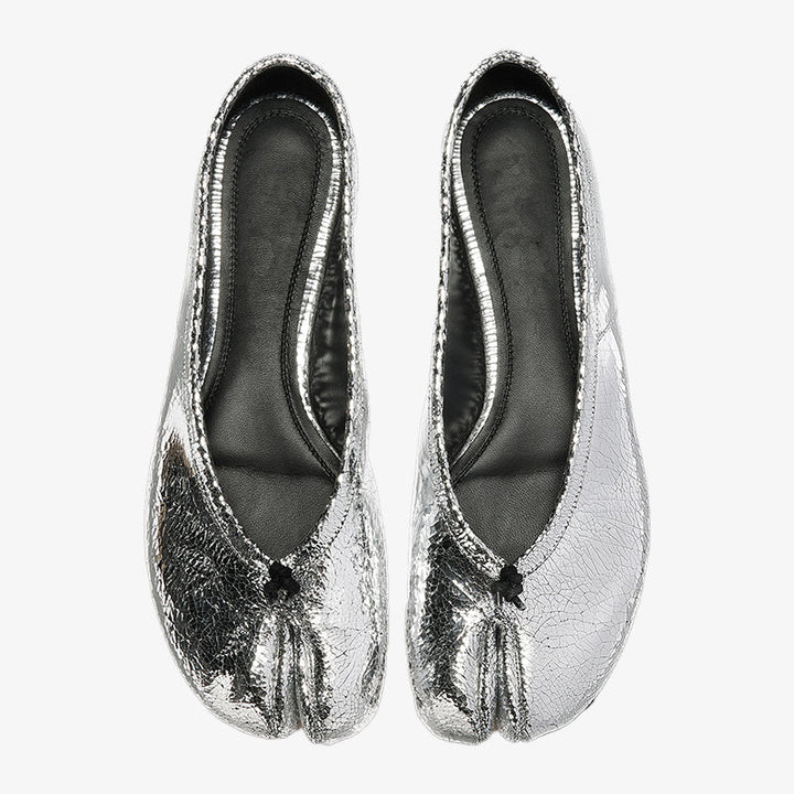 Classic Split-toe Ballerina Flats - Arno Conti Shoe