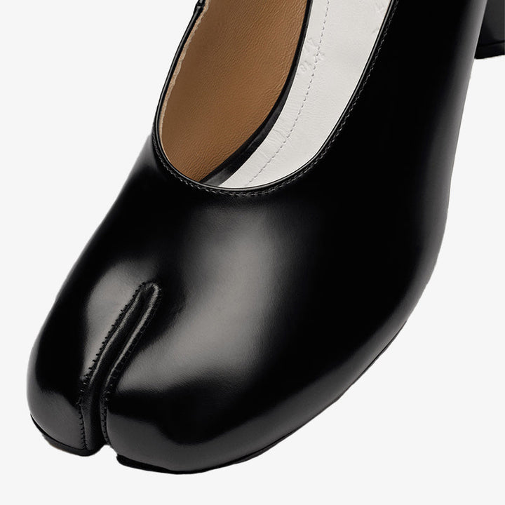 Patent Leather Block-Heel Slingbacks - Arno Conti Shoe