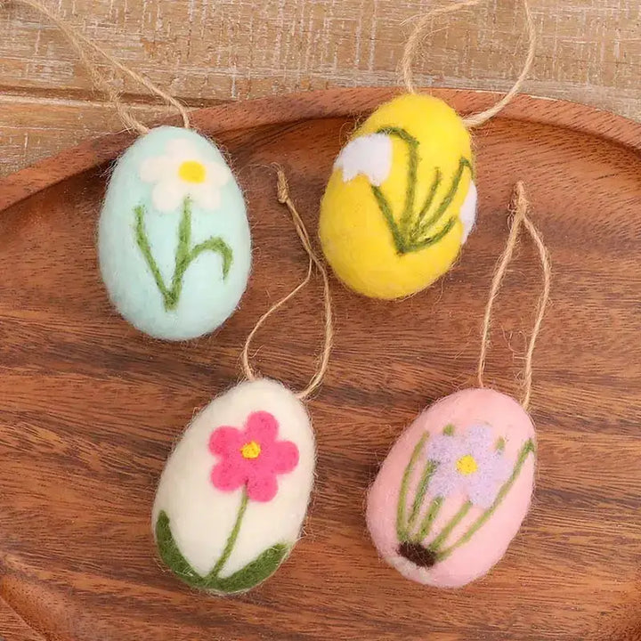 Easter Wool Felt Egg – Handmade DIY Decoration - Arno Conti Shoe