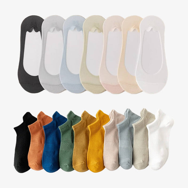 2 Pairs Premium Breathable Cotton Socks