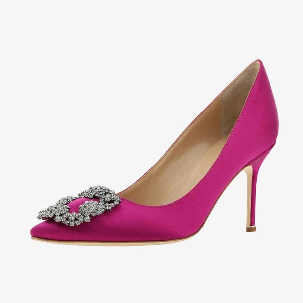 Rich Dark Pink Pumps