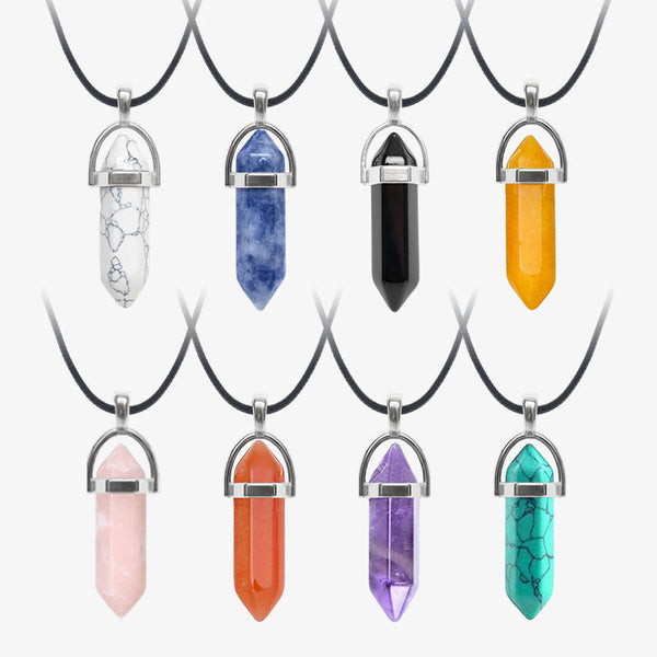 Natural Crystal Pendulum Necklace – Healing Energy & Spiritual Balance Shop Arno Conti