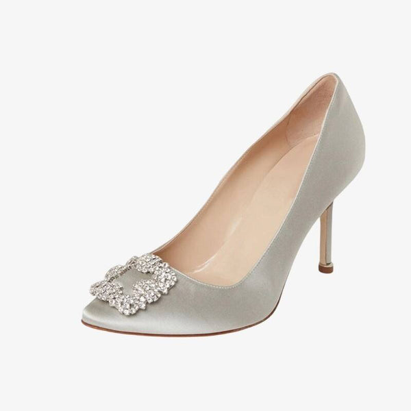 Sparkling Jewel-Embellished Pumps