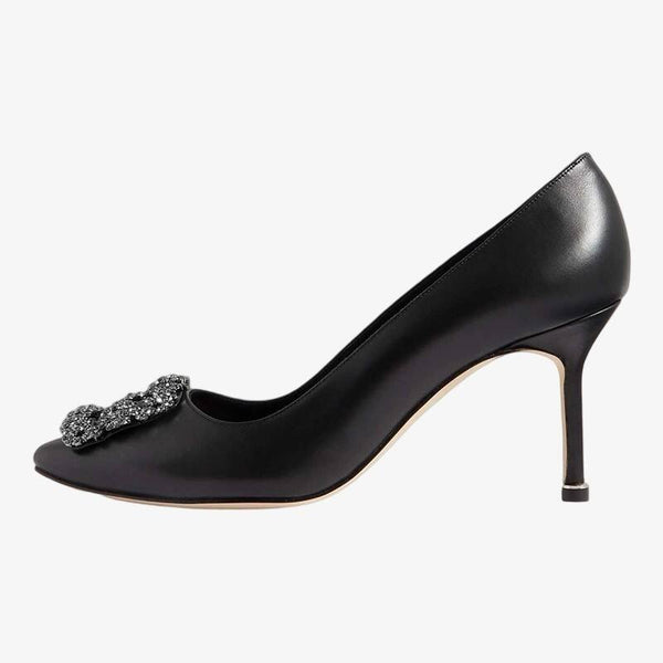 Fashion Leather Heel Pumps