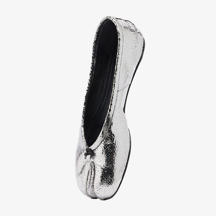 Classic Split-toe Ballerina Flats - Arno Conti Shoe