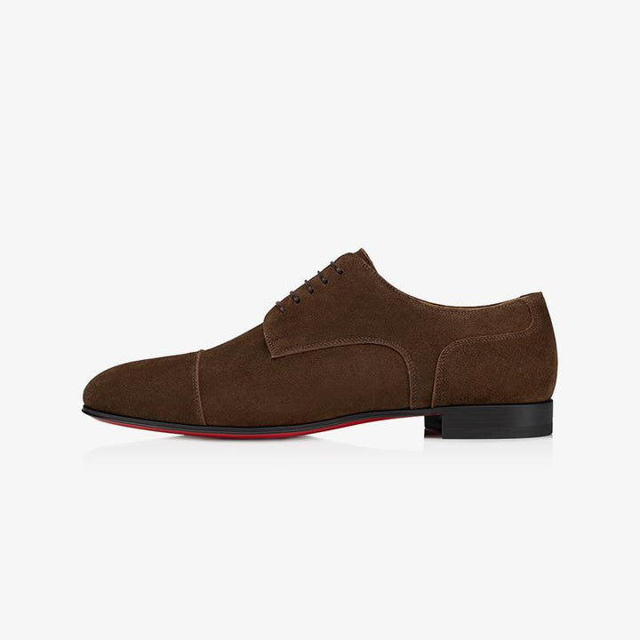 Brown Slip-On Suede Leather Shoes - ARNO CONTI