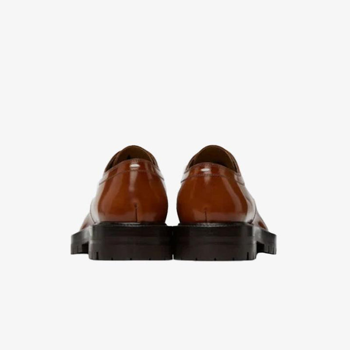 Rugged Leather Derby Shoes - Arno Conti Shoe