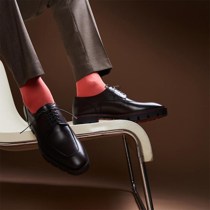 Men‘s ’Brown Calfskin City Shoes - ARNO CONTI