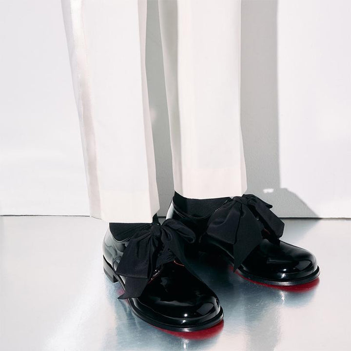 Patent Leather Dress Shoes With Bows - ARNO CONTI