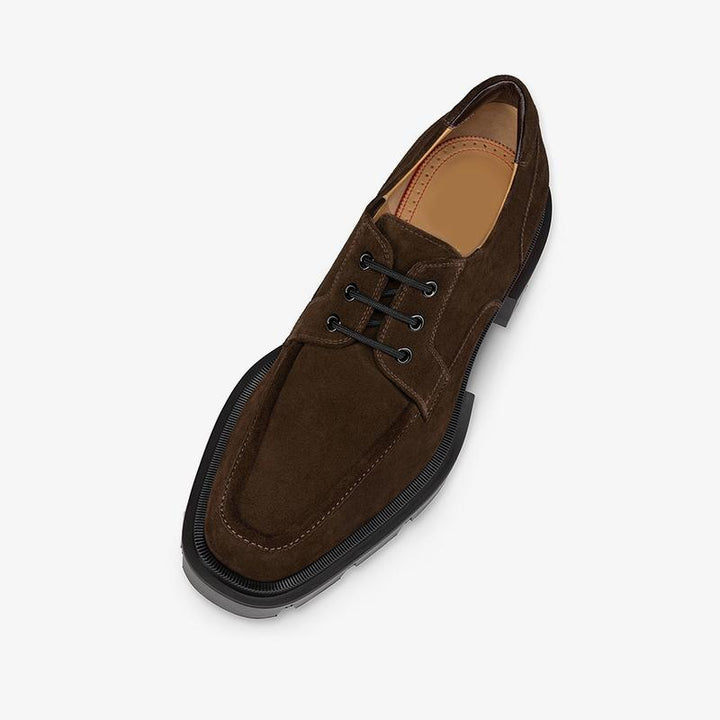 Brown suede Mens Dress Shoes - ARNO CONTI