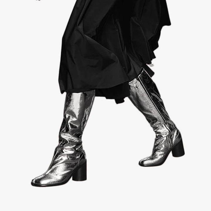 Knee-High Boots with Split-toe - Arno Conti Shoe