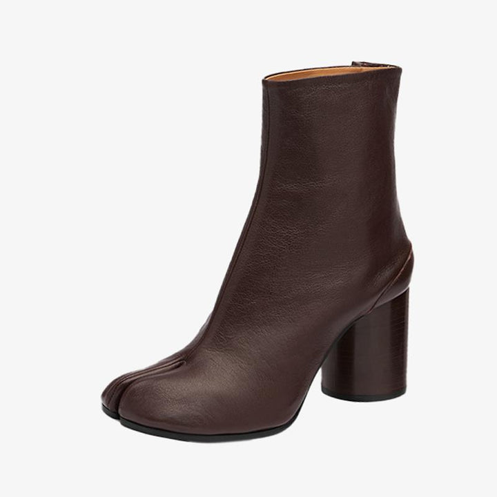Brown Split-Toe Boots Women's - Arno Conti Shoe