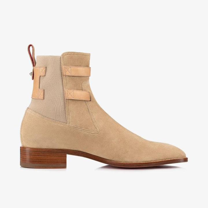 Elegant Brown Suede Ankle Boots - ARNO CONTI