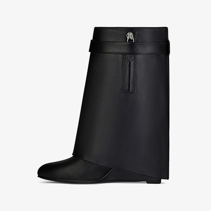 Classic Black Slip-On Ankle Boots - Arno Conti Shoe