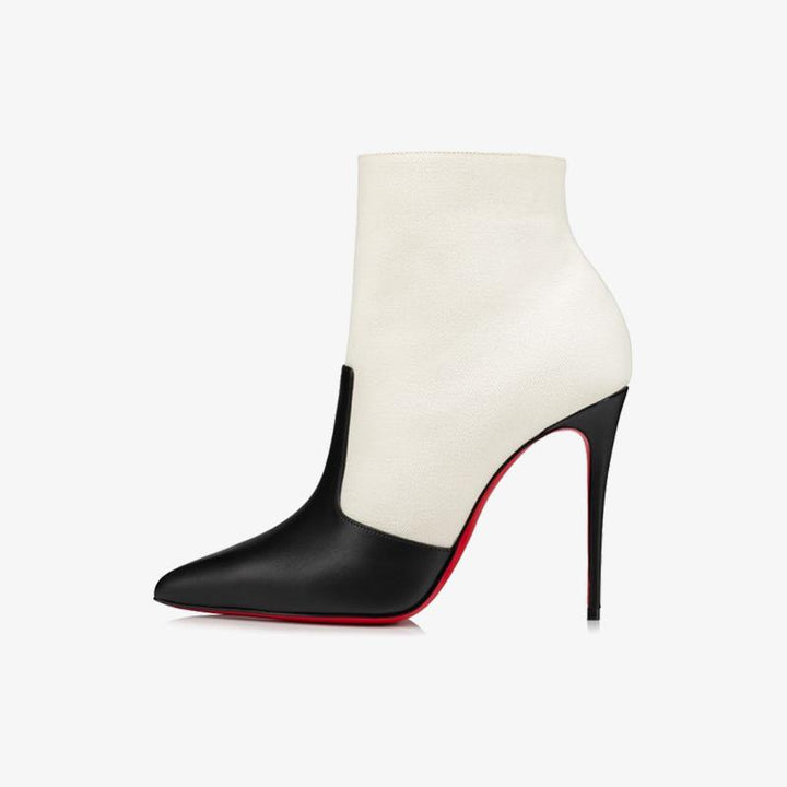 Elegant Black Stiletto Heel Riding Boots - ARNO CONTI