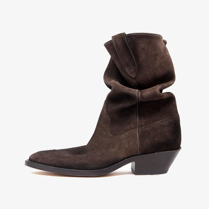 Cedar Brown Split-toe Western Boots - Arno Conti Shoe