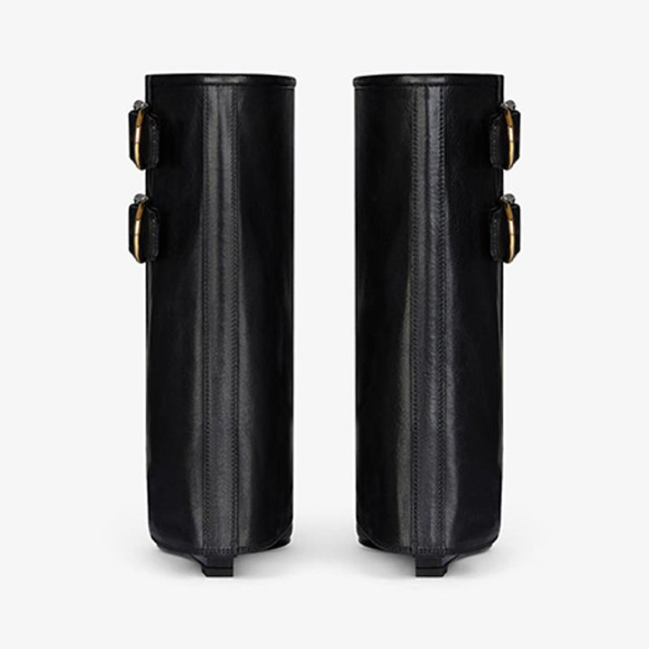 Modern Black Tumbled Calfskin Ankle Boots - Arno Conti Shoe