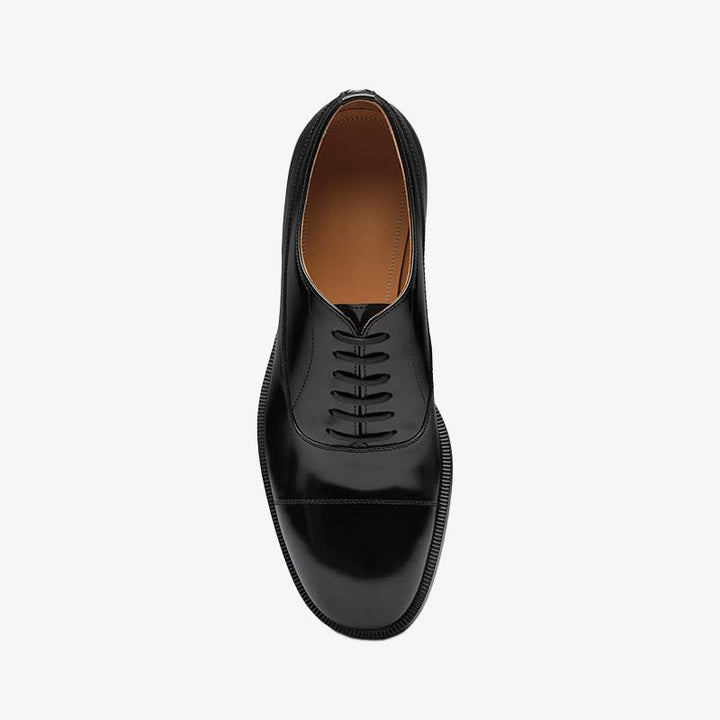 Classic Black Laced Brogue Shoes - Arno Conti Shoe