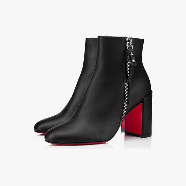 Sleek Black Calfskin Ankle Boot - ARNO CONTI