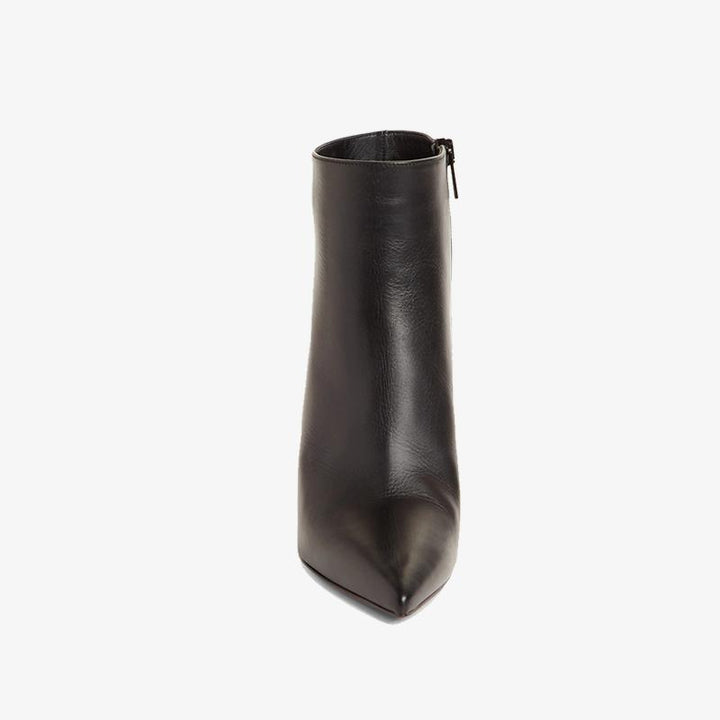 Sleek Black Pointy-Toe Bootie - ARNO CONTI