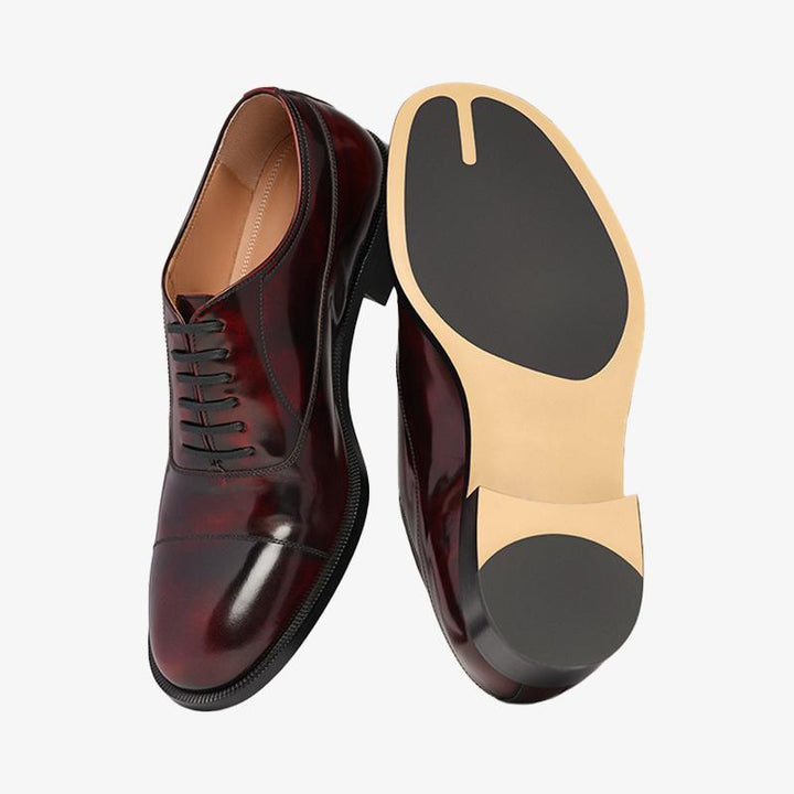 Multi-color Split-toe Laced Brogue Shoes - Arno Conti Shoe