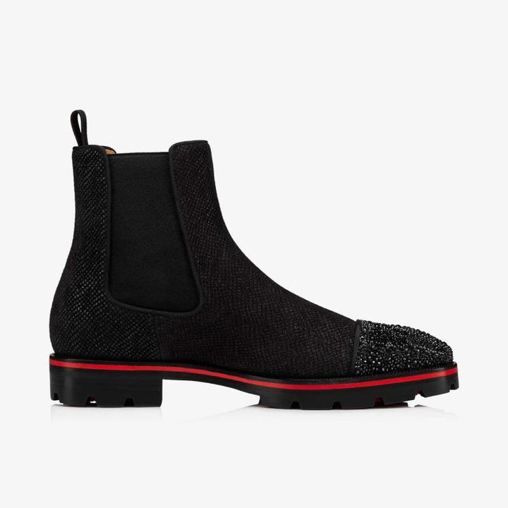 Sparkling Strass calf leather Chelsea Boot - ARNO CONTI