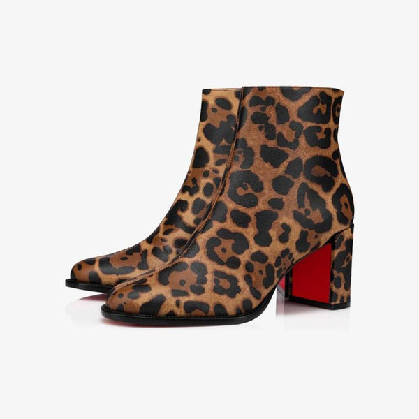 Elegant Leopard-Patterned Boot - ARNO CONTI
