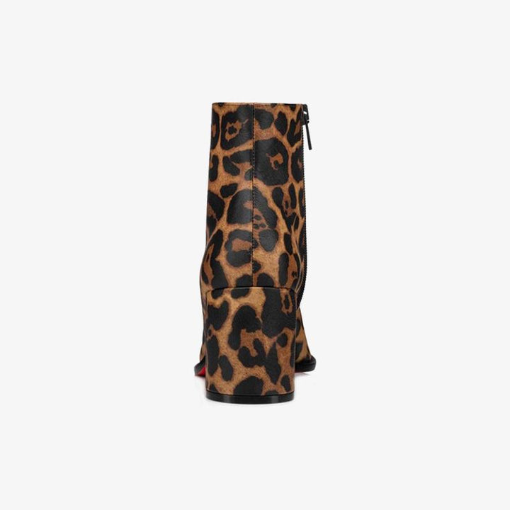 Elegant Leopard-Patterned Boot - ARNO CONTI