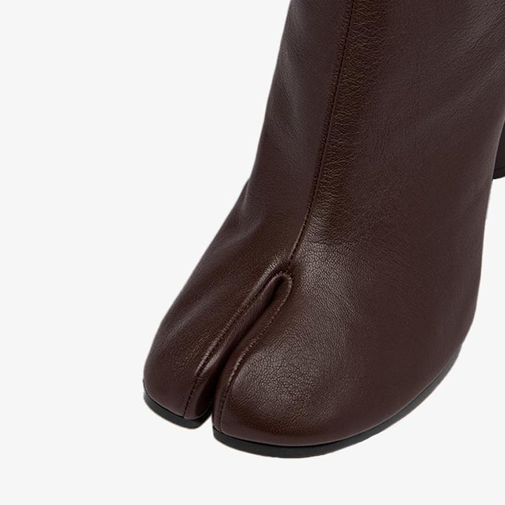 Brown Split-Toe Boots Women's - Arno Conti Shoe