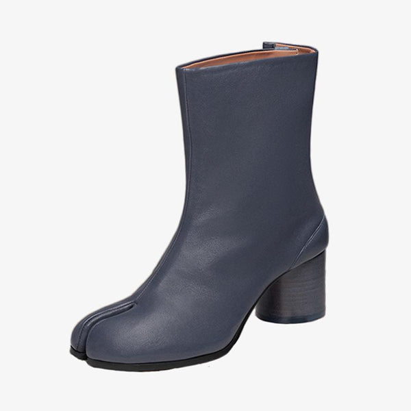 Nappa Leather Tabi Ankle Boots - Arno Conti Shoe