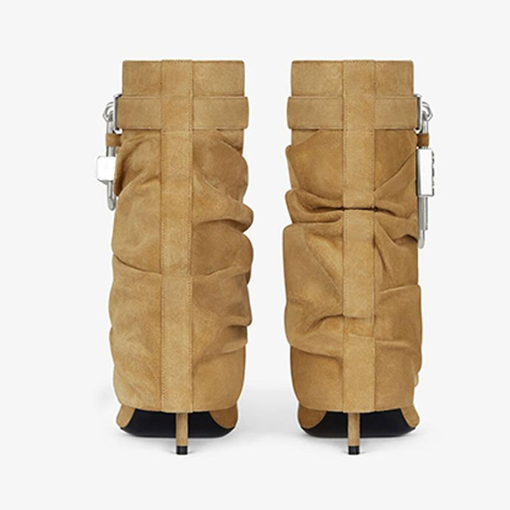 Elegant Hazel Suede Ankle Boots - Arno Conti Shoe