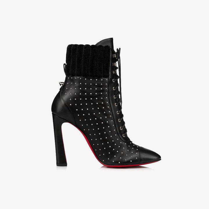 Chic Black Calfskin Ankle Boot - ARNO CONTI
