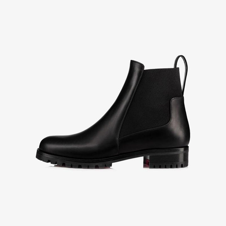 Classic Black Calfskin Ankle Boot - ARNO CONTI